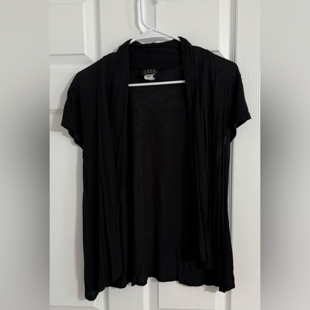 JKLA California sleeveless lightweight cardigan